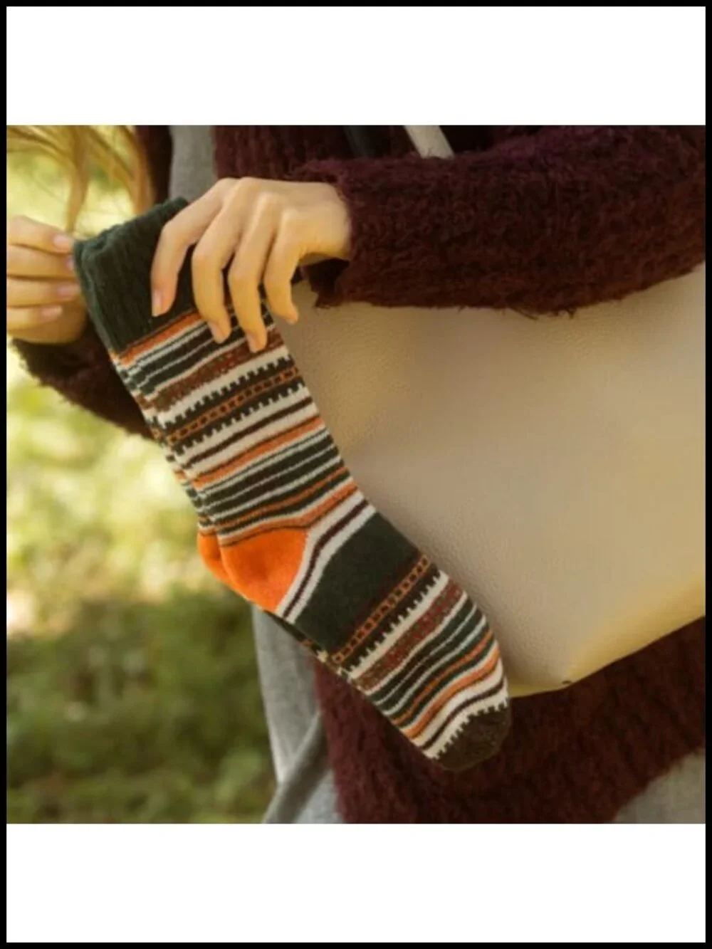 2-Pack Merino Wool Blend Crew Socks, Mid-Calf, Moisture-Wicking, Warm, Unisex